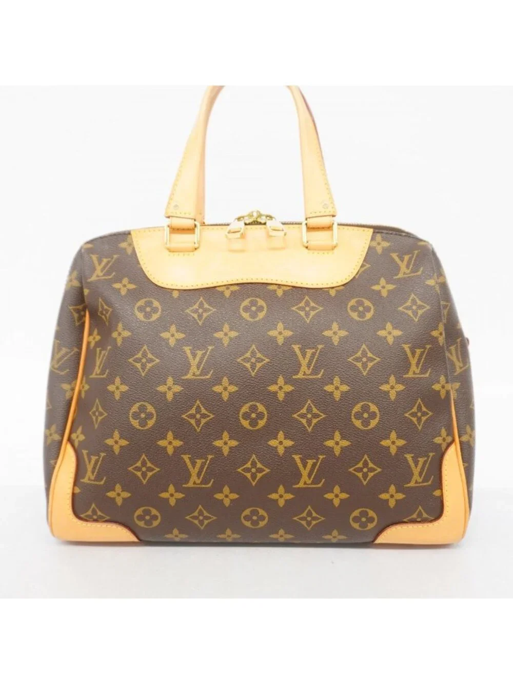 Louis Vuitton Handbag Monogram Retiro Brown 2-Way